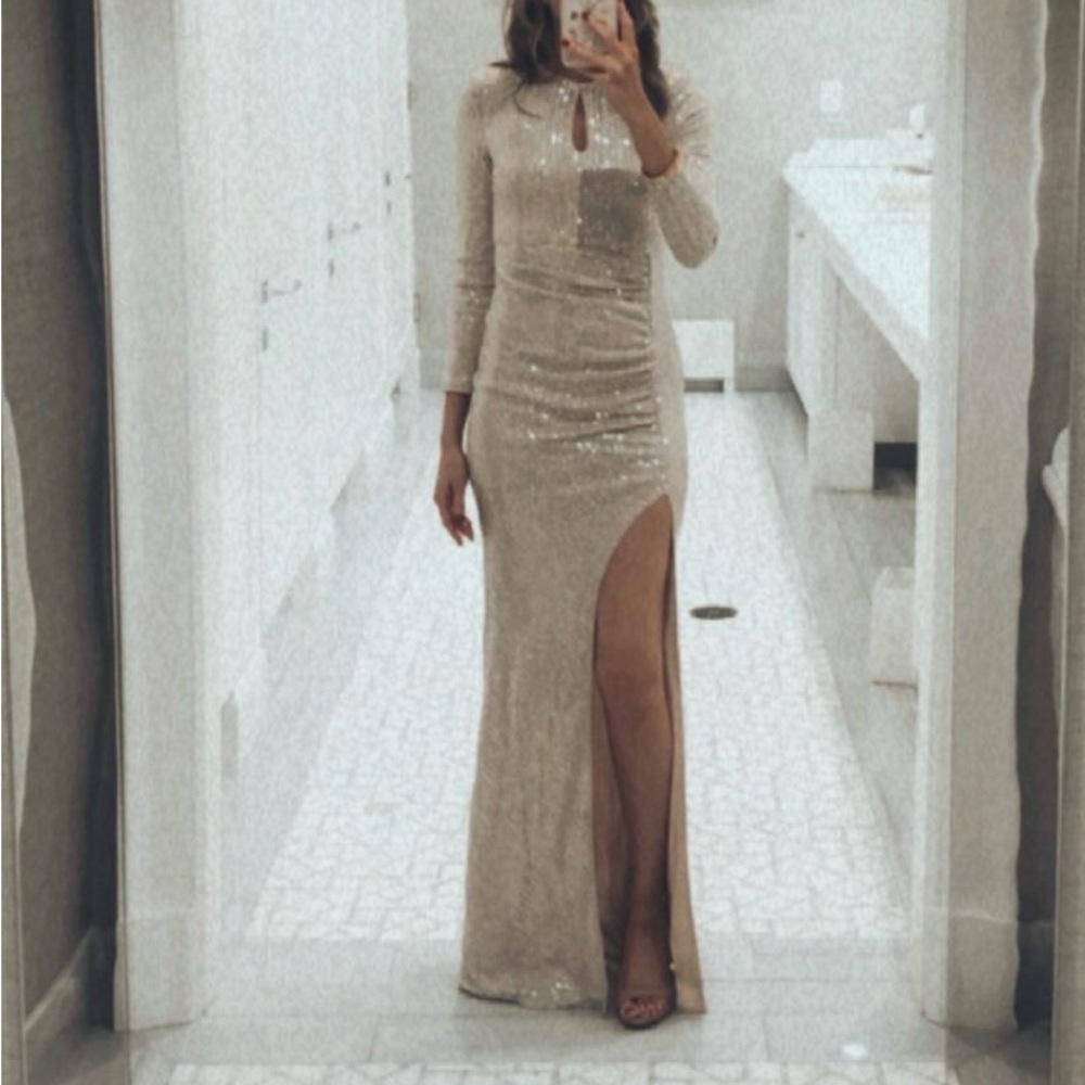 Moving sale!! Sequin formal maxi dress. Worn once.